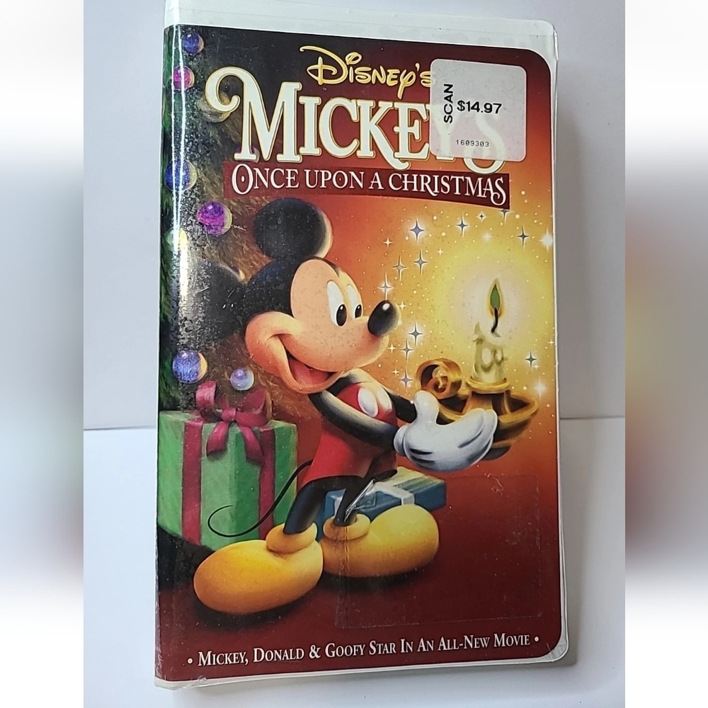 SEALED Disney's Festive Mickey and Friends VHS - Colorful Holiday Adventure